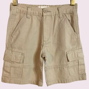 Paper Denim & Cloth Boys Khaki Cargo Shorts